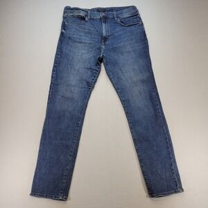Lucky Brand Jeans Mens 36x34 Blue 412 Athletic Slim Mid Rise Medium Wash Denim
